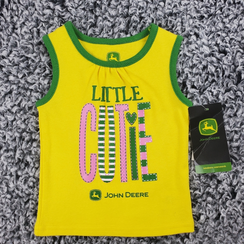 John Deere Little Cutie Tank: Size 6 Months